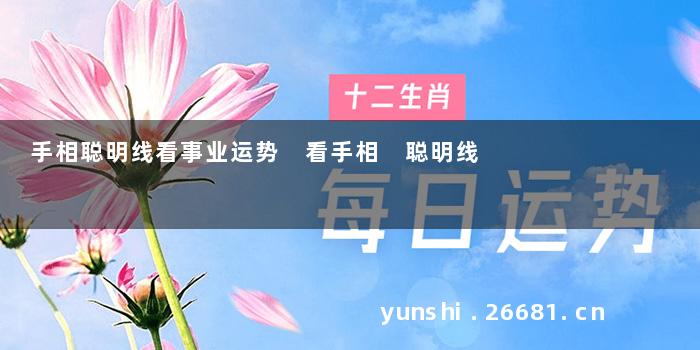 手相聪明线看事业运势 看手相 聪明线